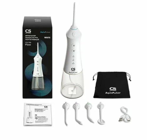 Портативный ирригатор полости рта CS-700 FLOW White / CS Medica